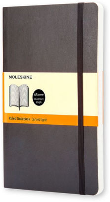 MOLESKINE RULED SOFT BLACK